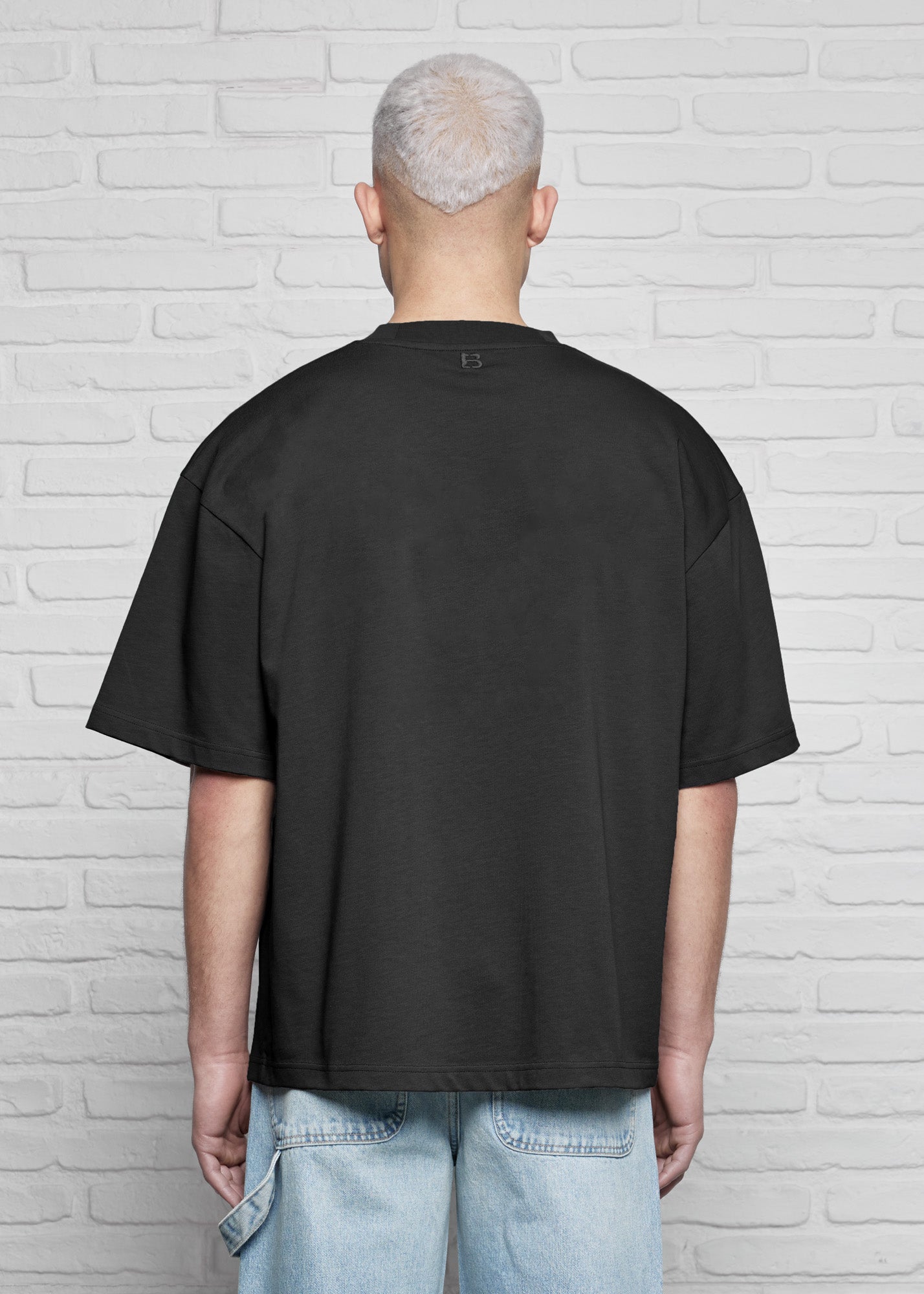 Black Basic Oversized T-Shirt