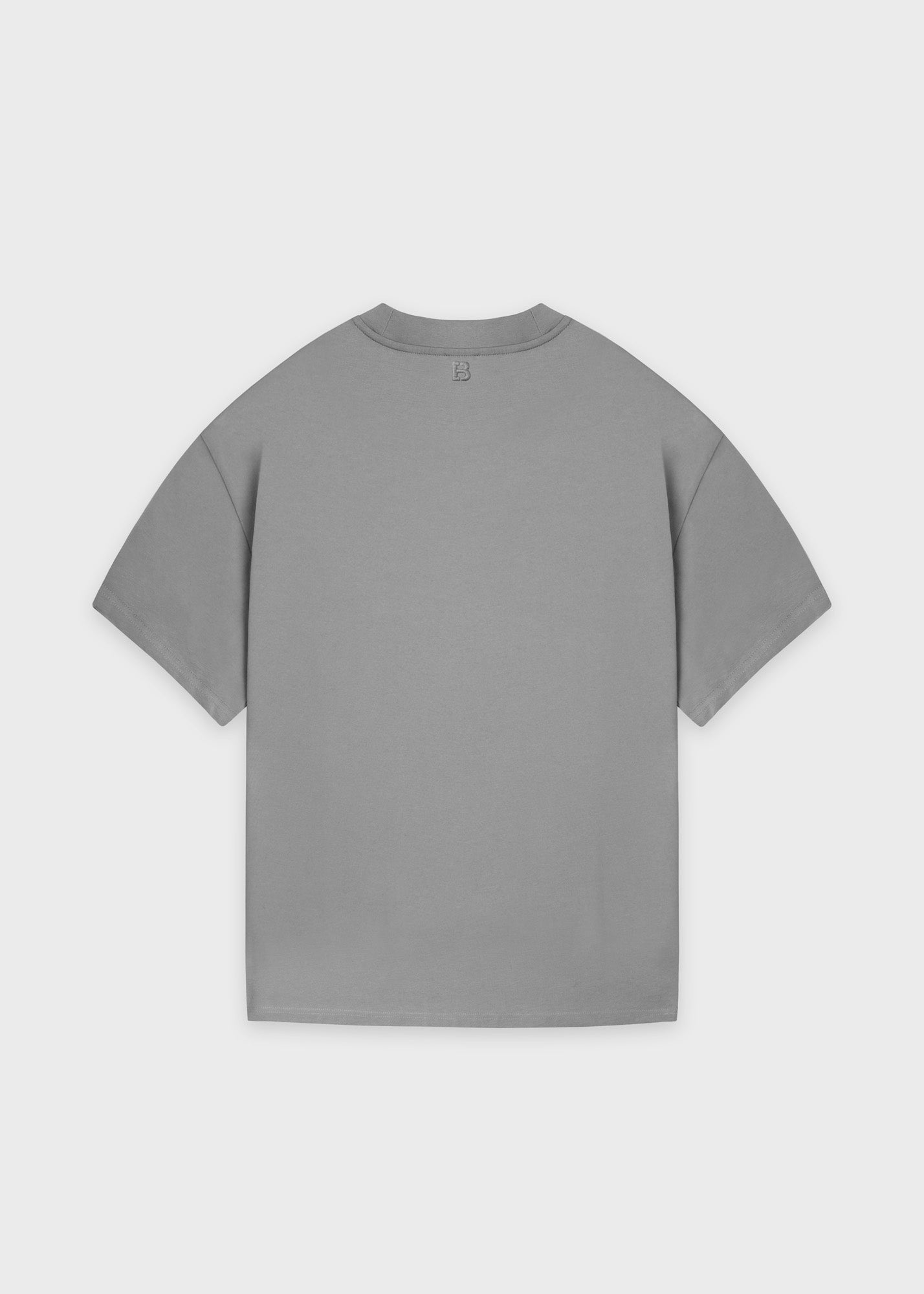 Gray basic oversized t shirt Grey XS