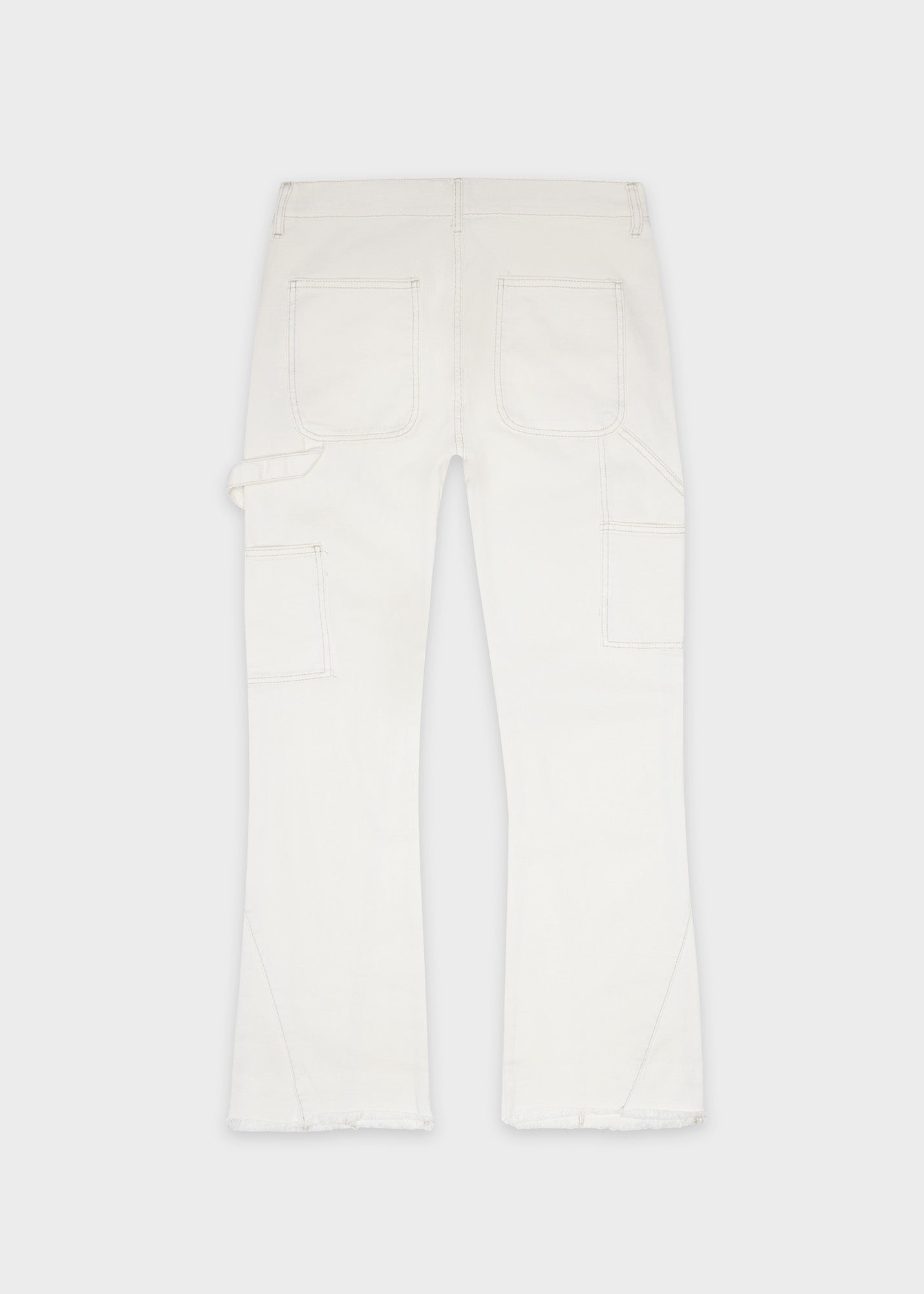 Contrast Flared Jeans