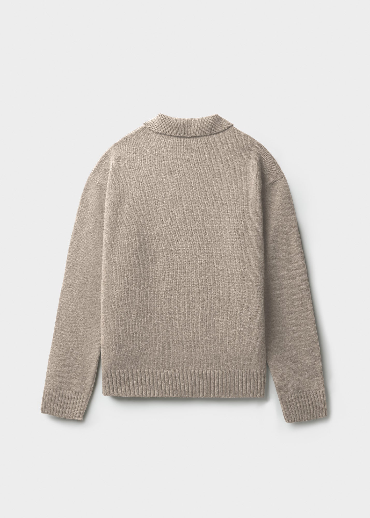 Wool Polo Sweater